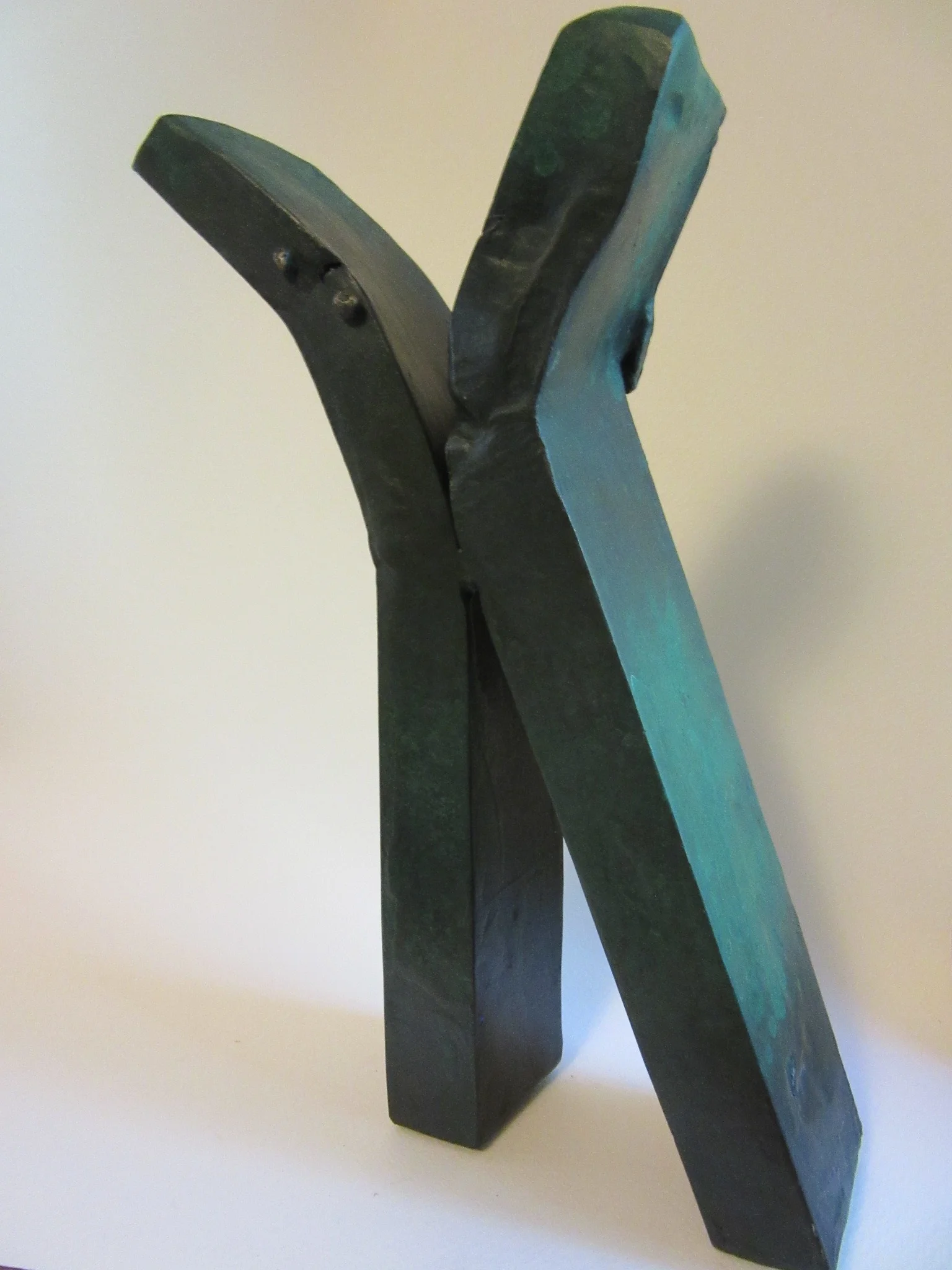Untitled , bronze 12.5" x 5.5" No longer extant
