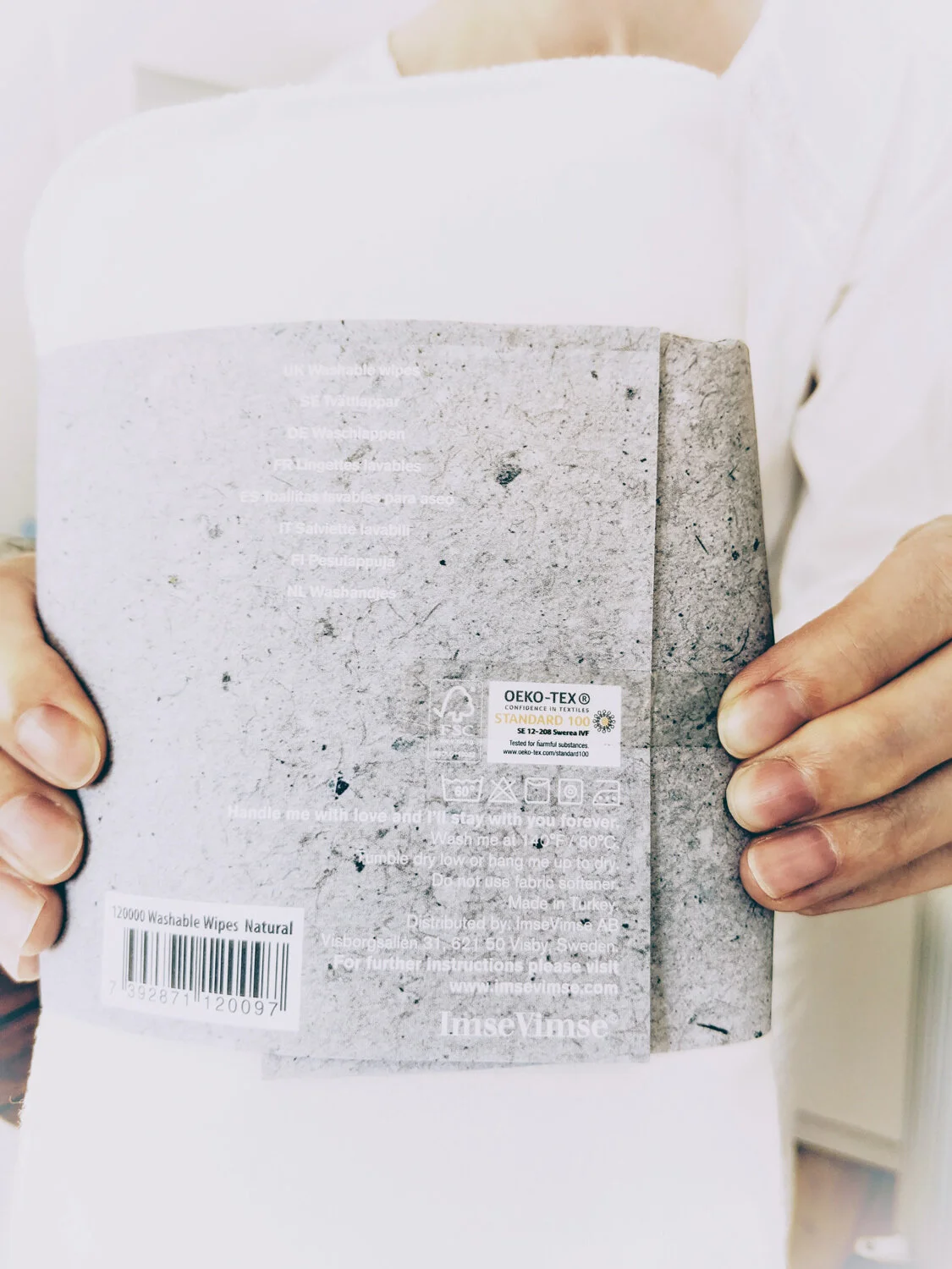 Reusable Organic Cloth Handi Wipes (for Minimalist Travel and Living)