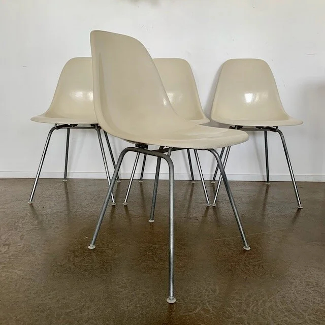 Eames DSX dining chairs - set of four