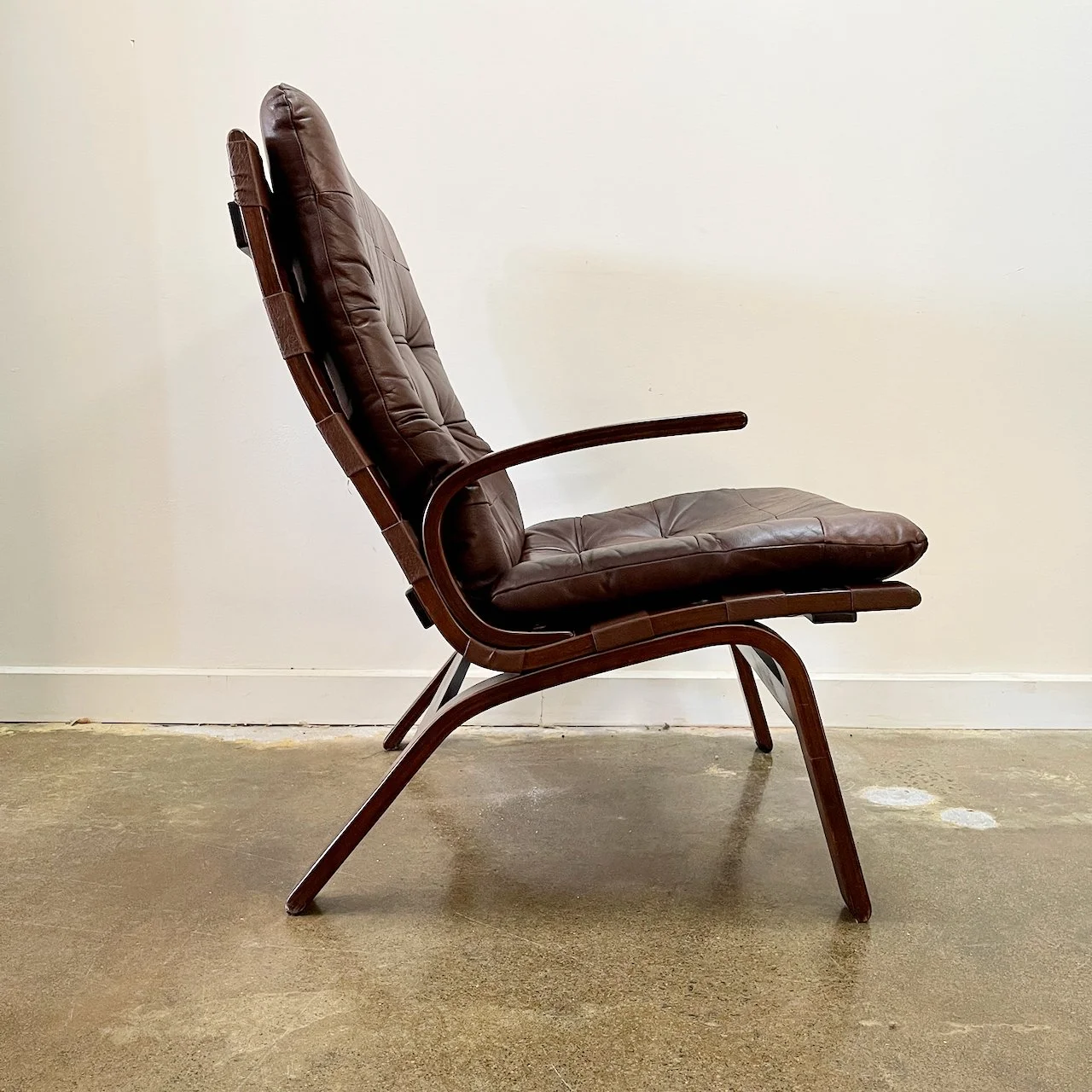 Danish leather armchair
