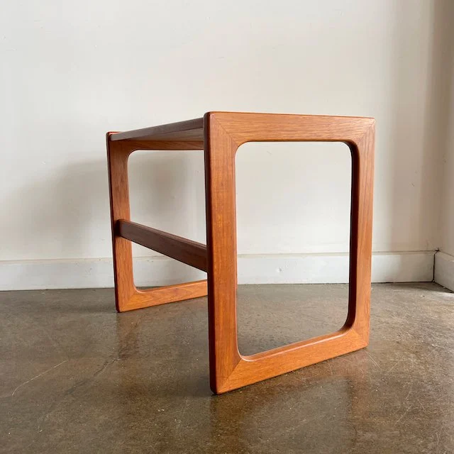Teak side table