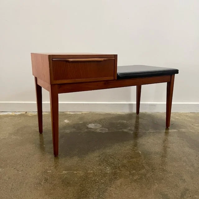 Teak telephone table