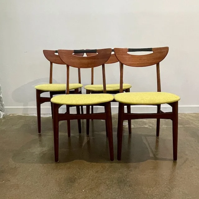 Danish dining chairs x 4