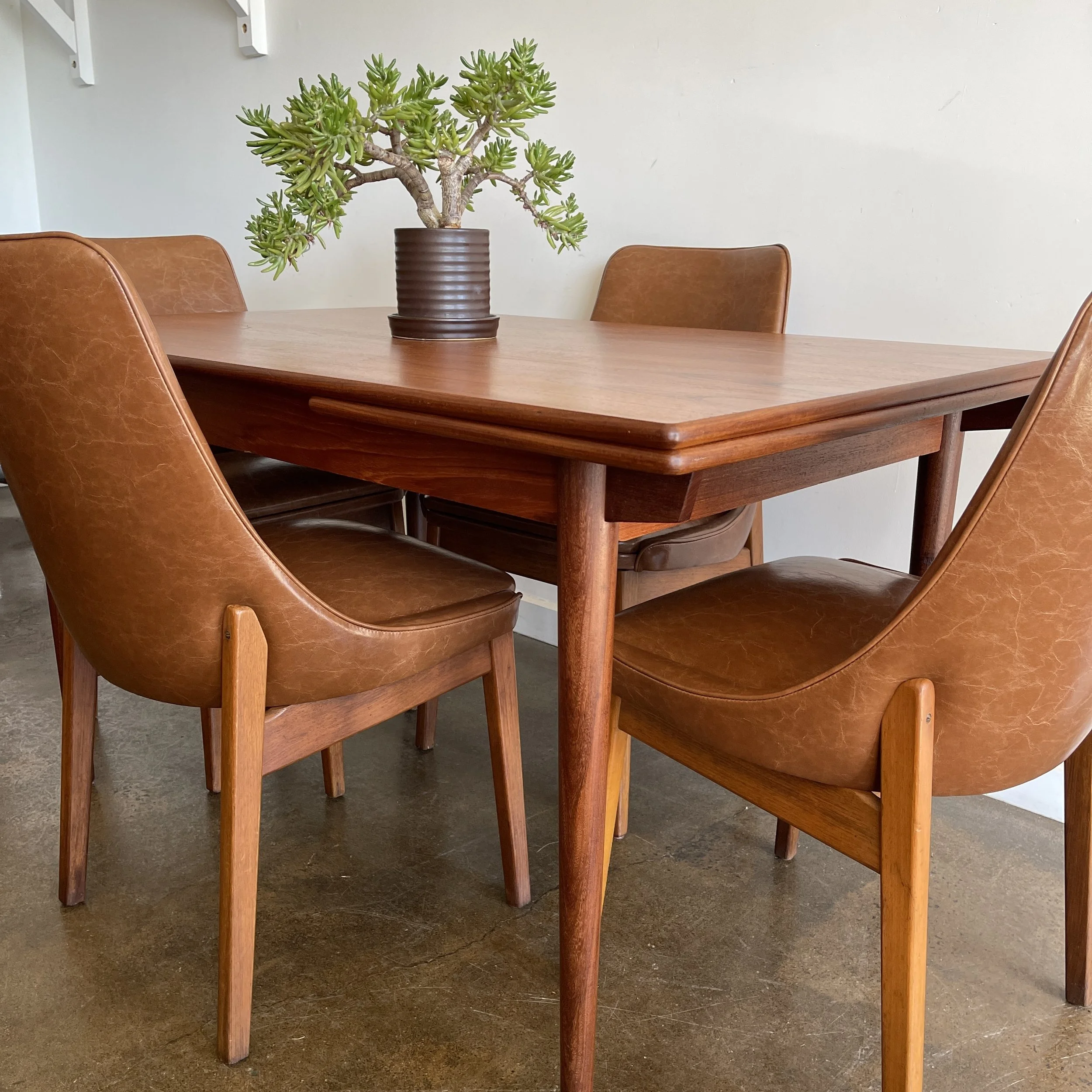 Danish teak extension dining table