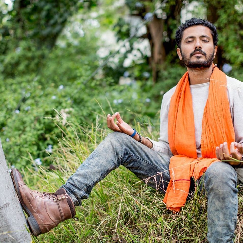 Yogi Rohan Ra'Jah contemplative portrait