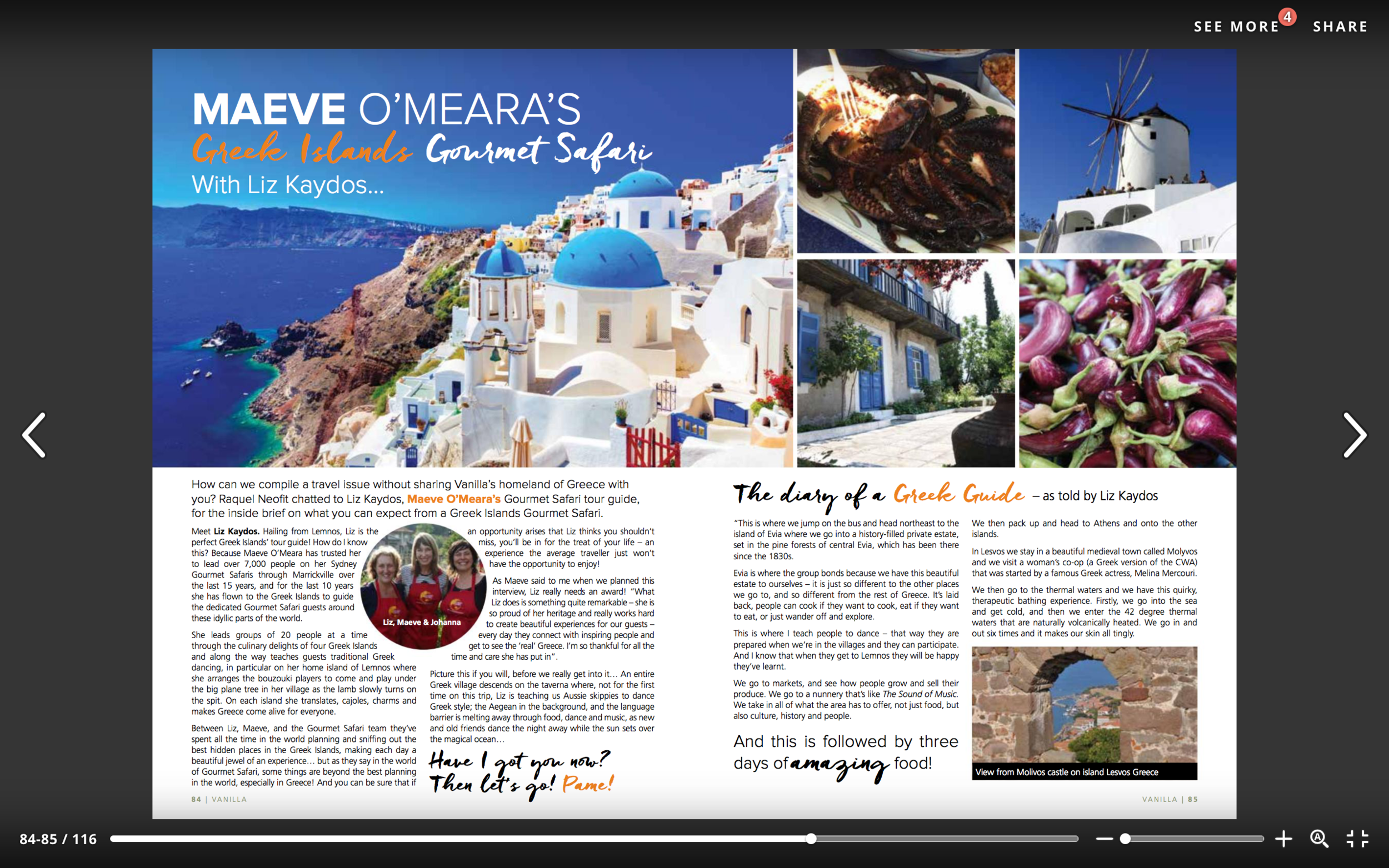 Gourmet Safari - Greece - Maeve O'Meara & Liz Kaydos