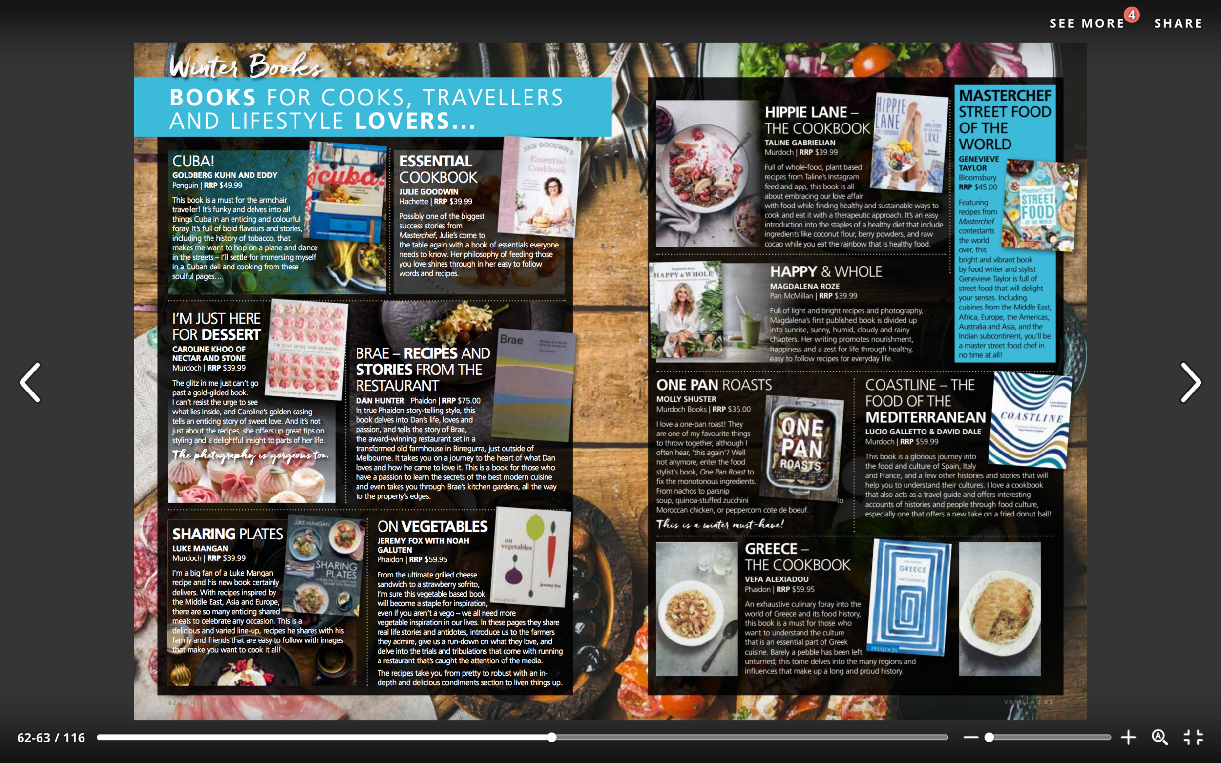 Books for Cooks, Travellers & Lifestyle Lovers