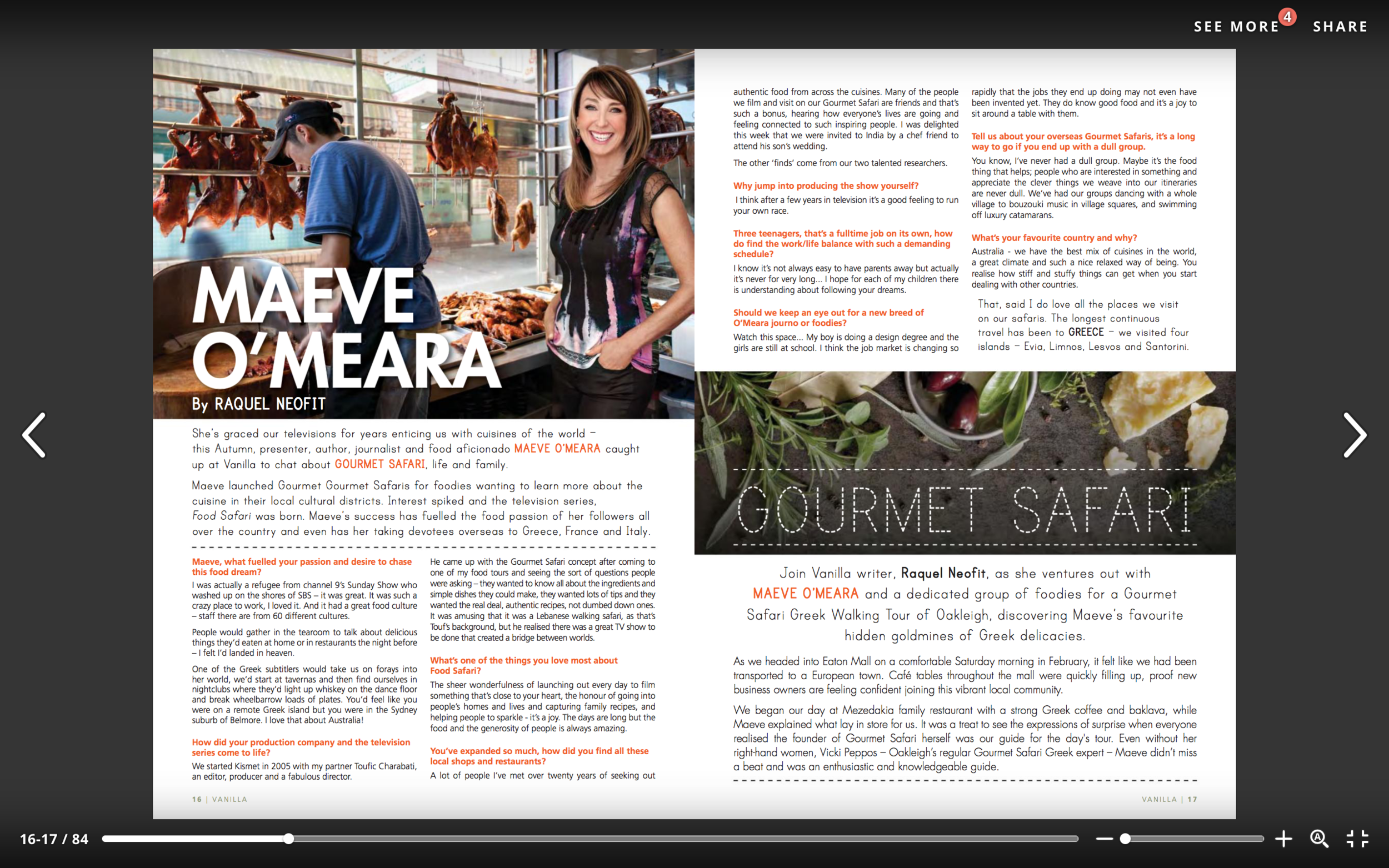 Maeve O'Meara's Gourmet Safari through Oakleigh, Victoria