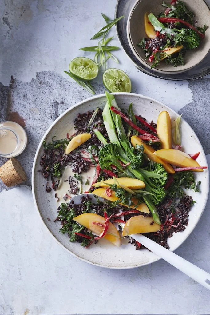 Black Rice and Mango Salad by Sally and Maha