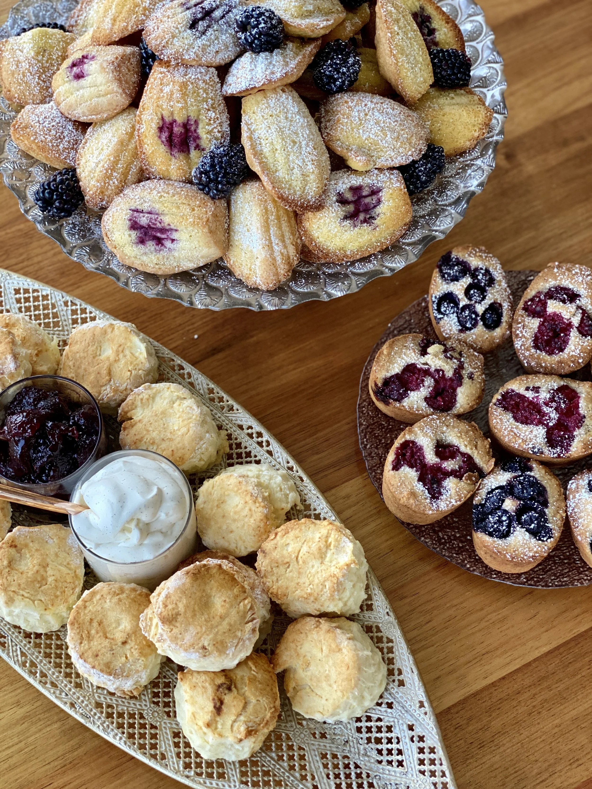 Raspberry &amp; Blueberry Gluten-Free Friands