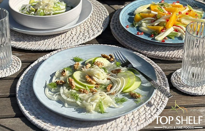 GREEN APPLE, FENNEL &amp; WALNUT SALAD