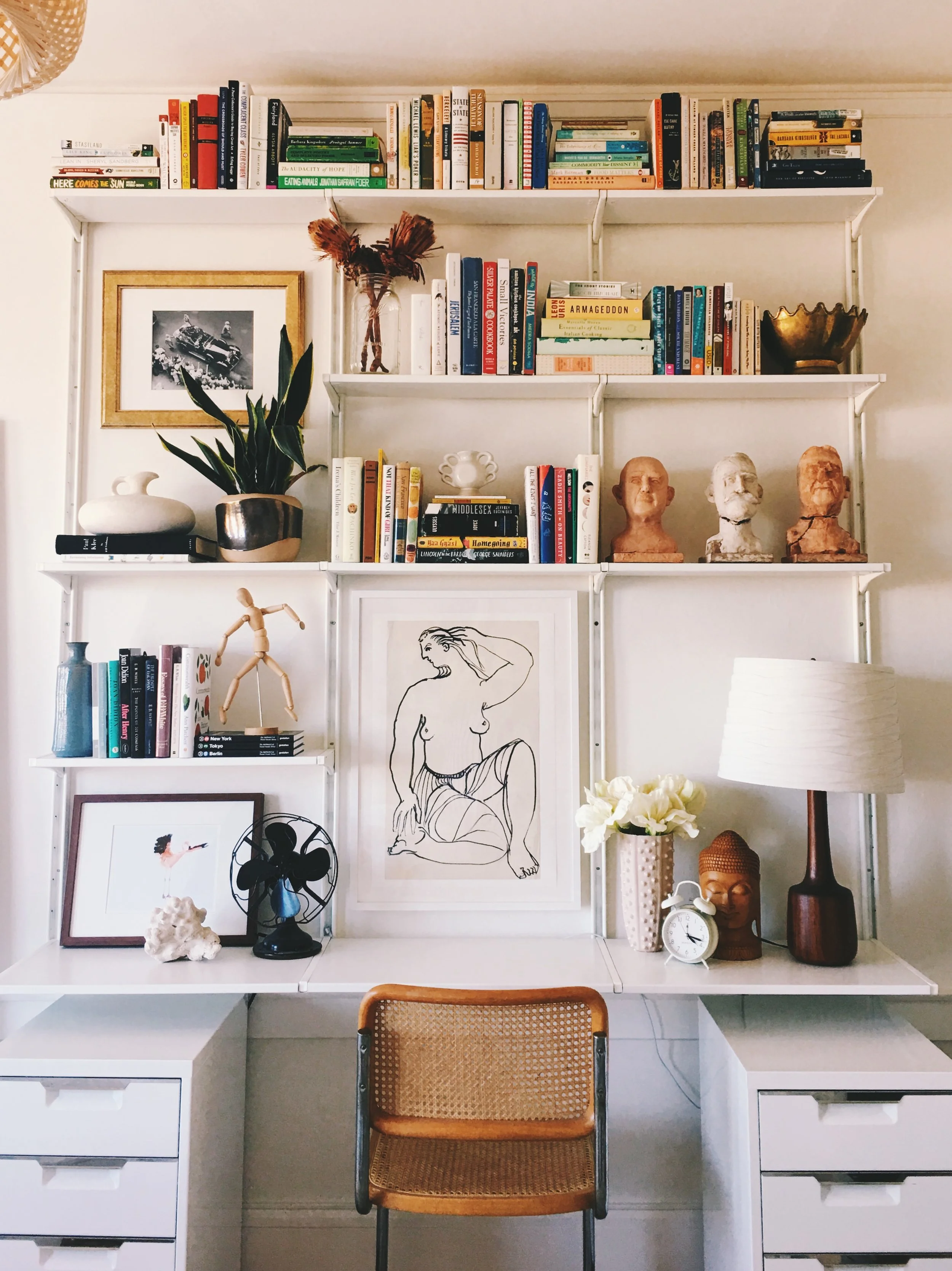 How I Designed Wall Mounted Shelving With IKEA Eliza Kern Design