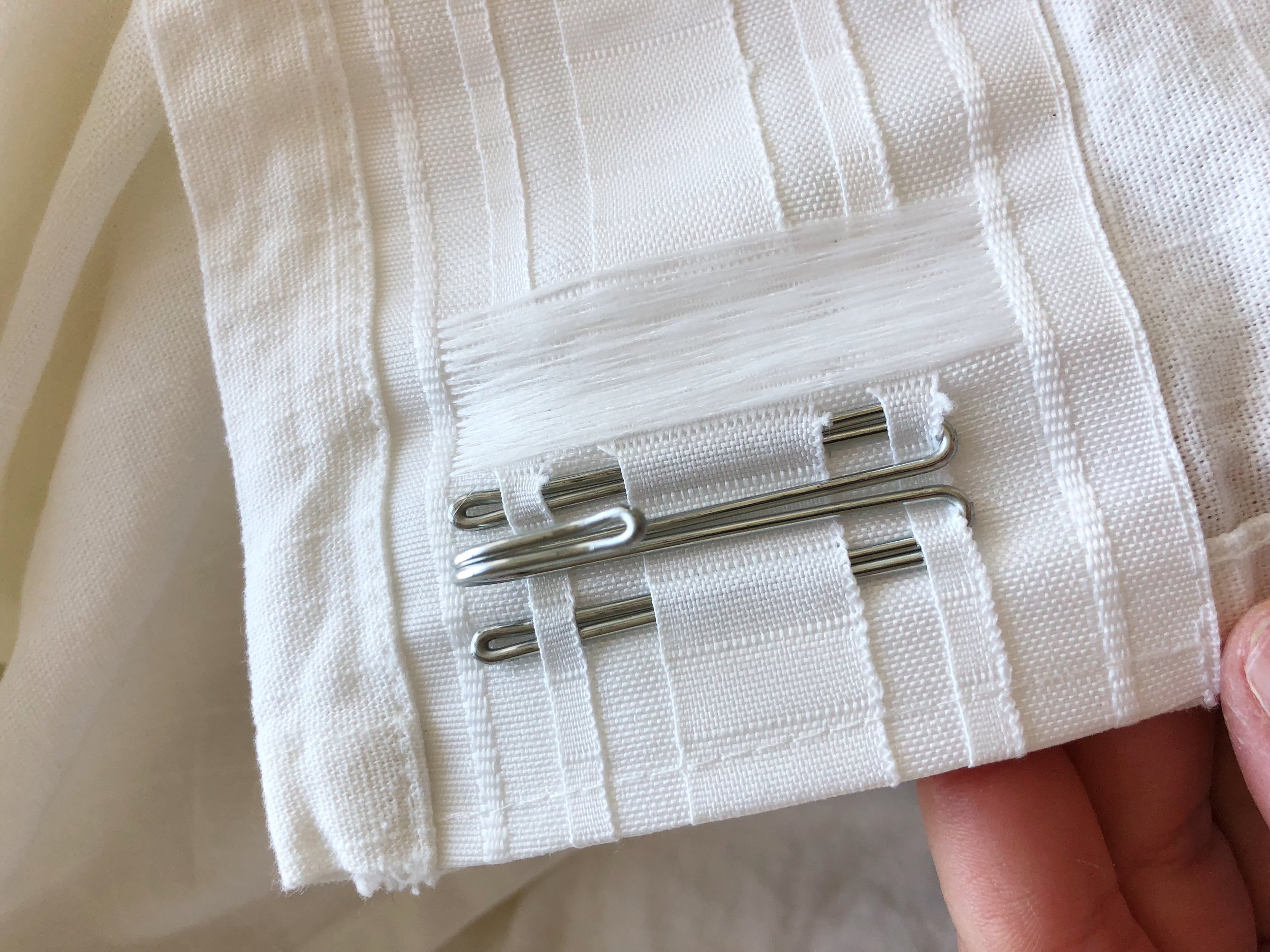 How To Hang Blackout Curtains On A Bay Window Eliza Kern Design