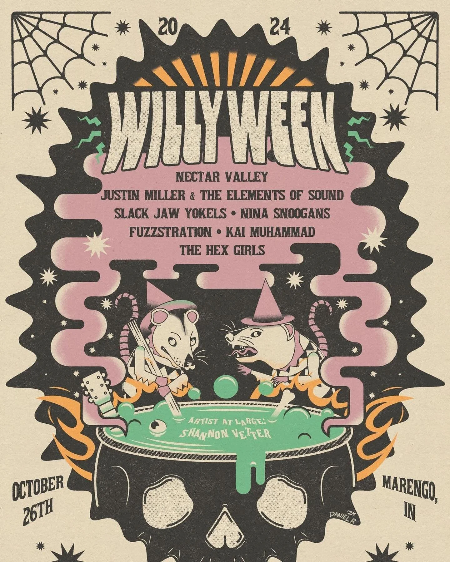 So excited to join another event as &ldquo;Artist at Large&rdquo; 
Love jamming with my louisville and southern indiana friends! 
Mark your calendars for a spooky halloween party ! 
Oct 26th in Marengo IN ! More details coming soon ! 

@nectarvalley 