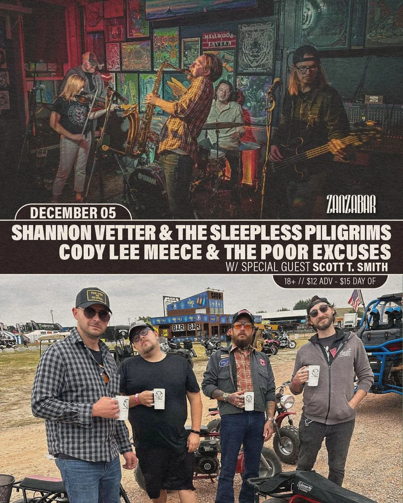 Beyond thrilled to announce this hometown show! 
My full band will play with @codyleemeece and @scottlikesthis at @thezanzabar on Thursday December 5th! 
It&rsquo;ll be a heater for sure. 
Today is a tough day - but put this in your calendars. We&rsq