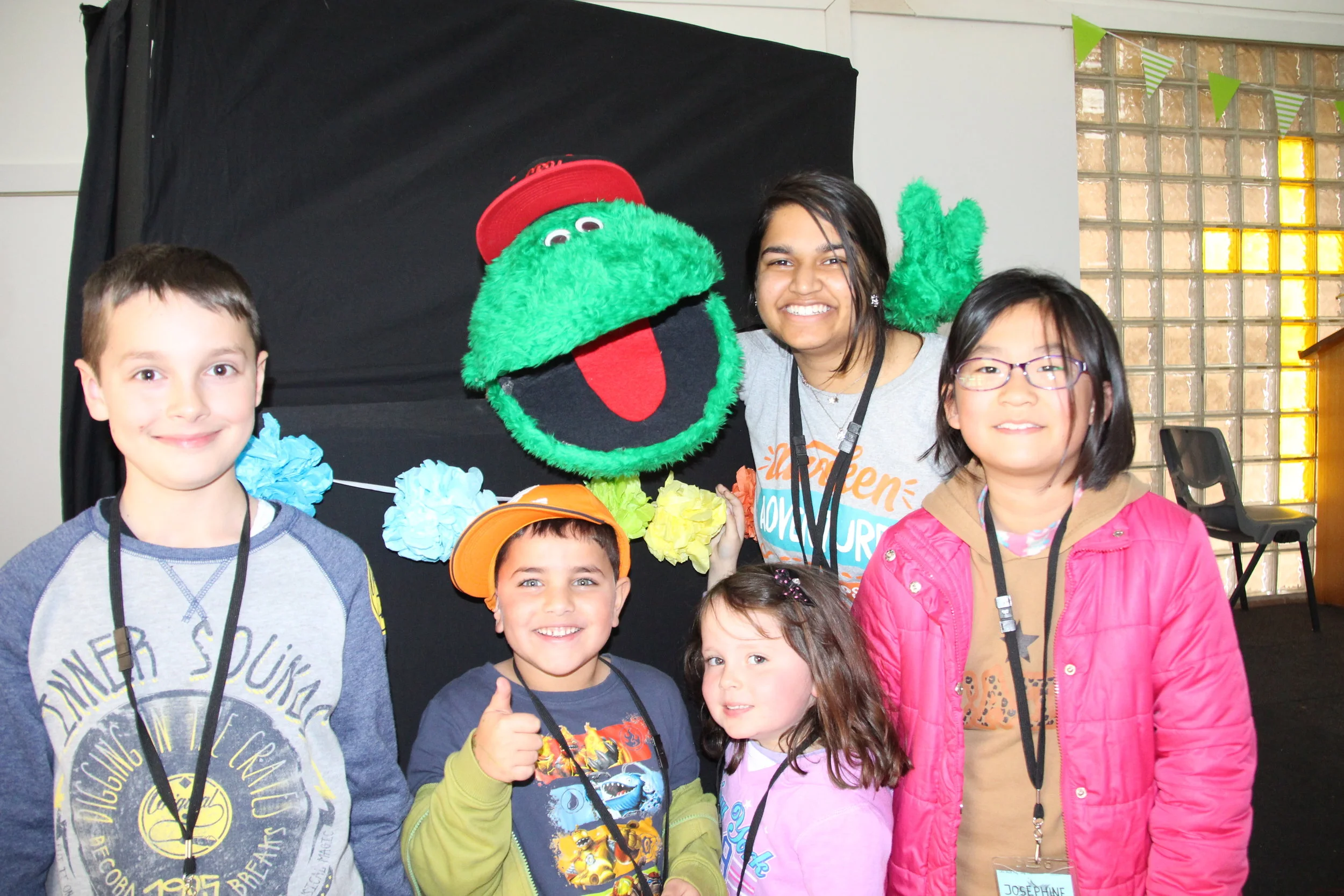 Leader and campers with puppet.JPG