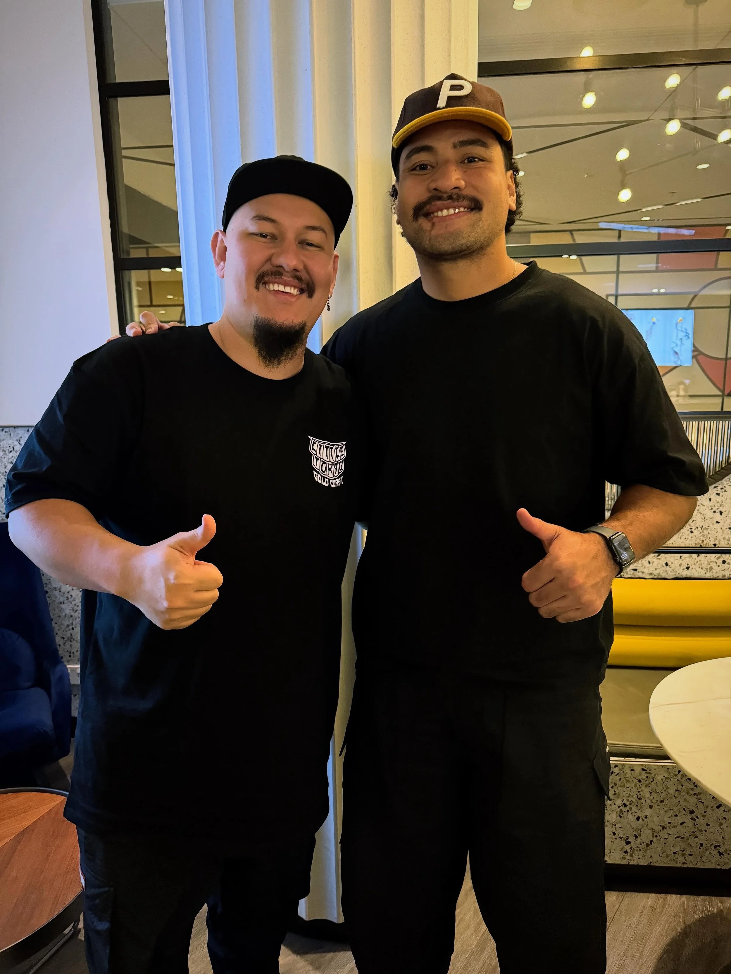 Great to catch up with my mate @eli.katoa_ in Melbourne and glad to see his recovery going so well 🤘🏽🙏🏽

#melbournestorm #elikatoa #rugbyleague