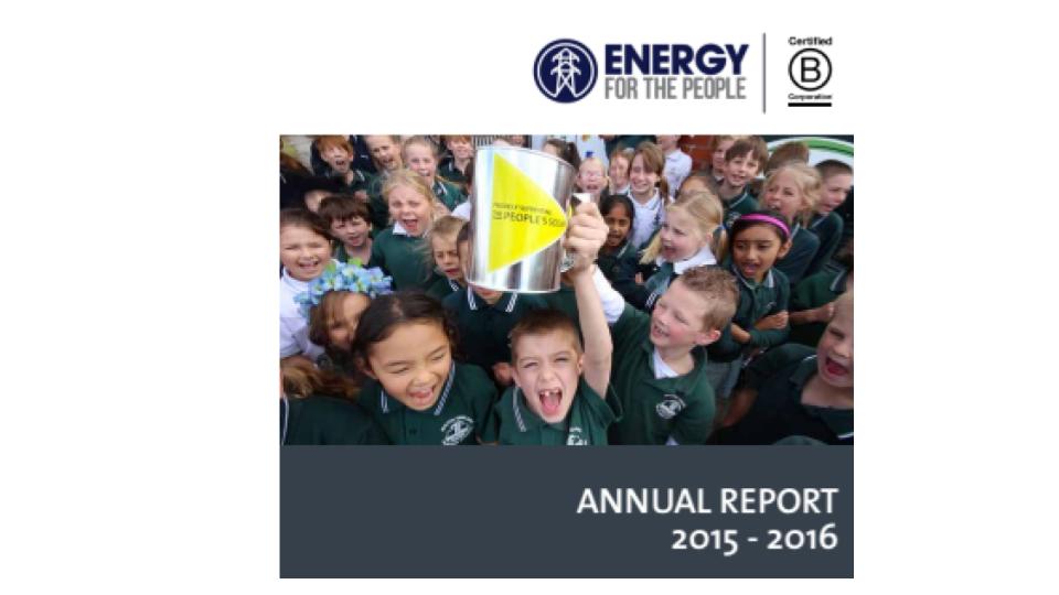 Would you like the latest Annual Report from Energy for the People?
