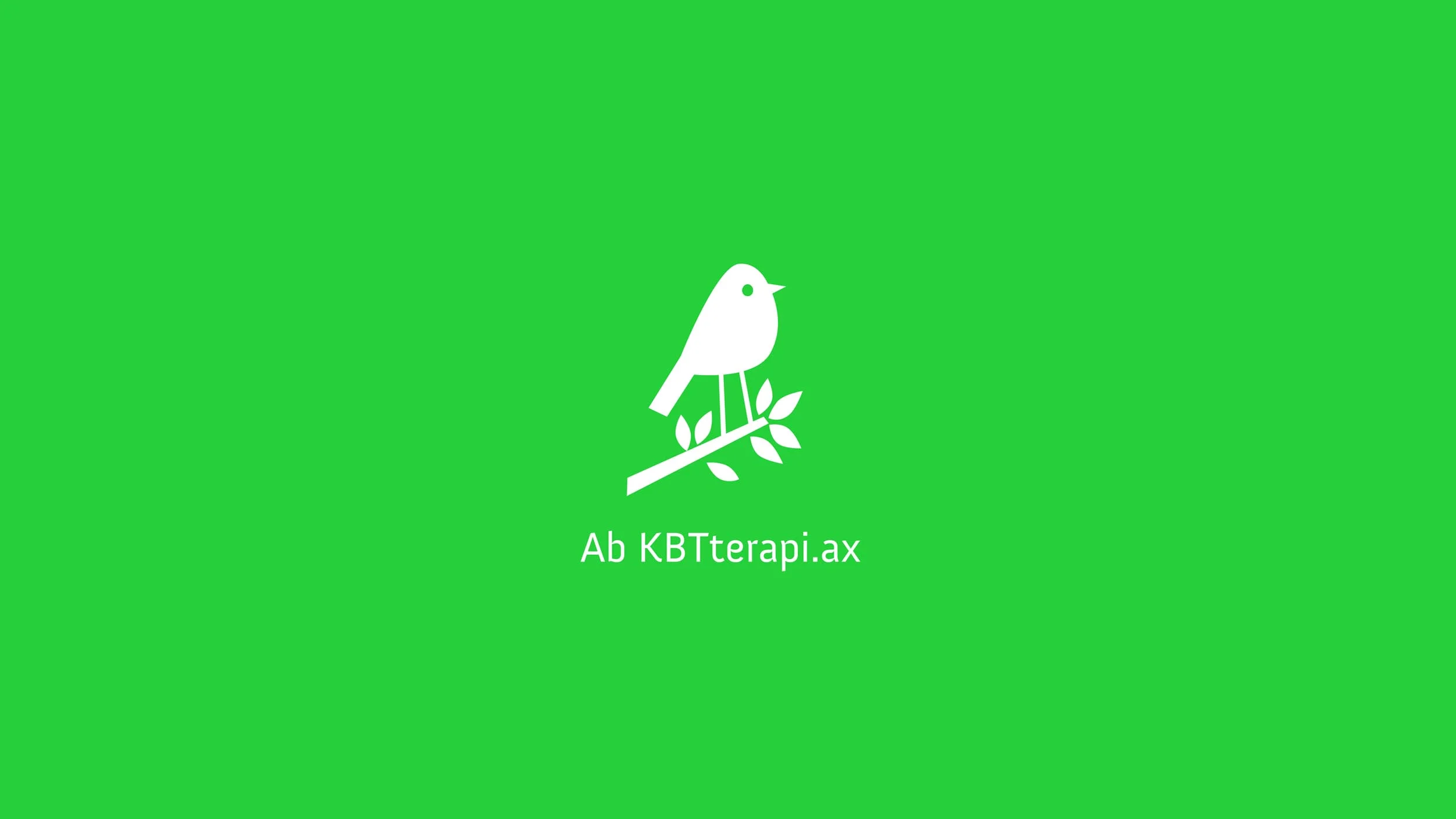 Logo, identity & webbpage Ab KBTterapi.ax