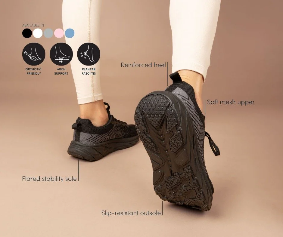 Engineered with foot health in mind, the @klouds_footwear Kenzie is more than a sneaker&mdash;it&rsquo;s a clinically inspired support system for everyday movement.

👣 Biomechanical alignment built in
The arch support insole is designed to promote o
