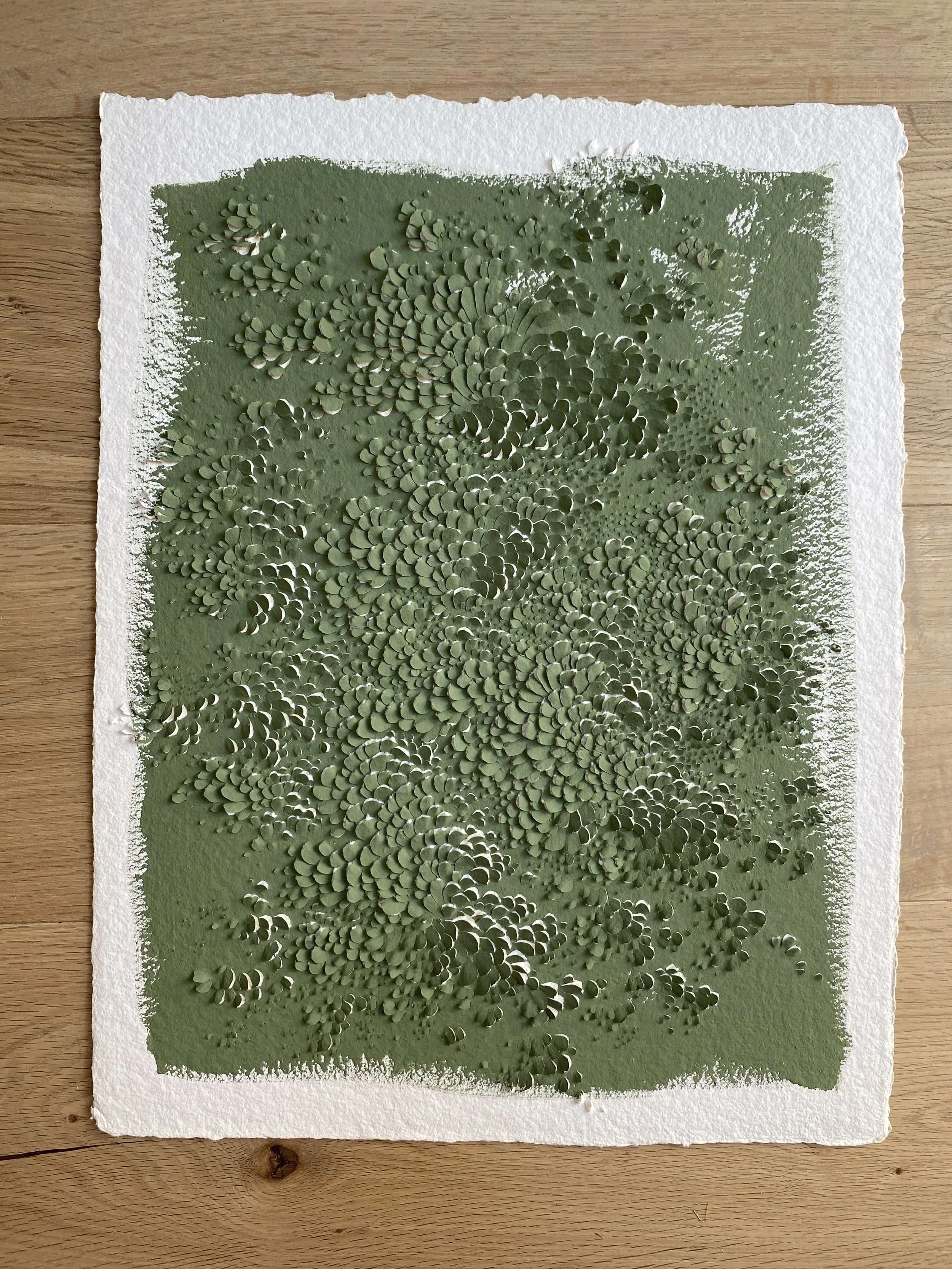 Papier sculpté n°4 // 7000€ TTC (50 x 38 cm hors cadre)