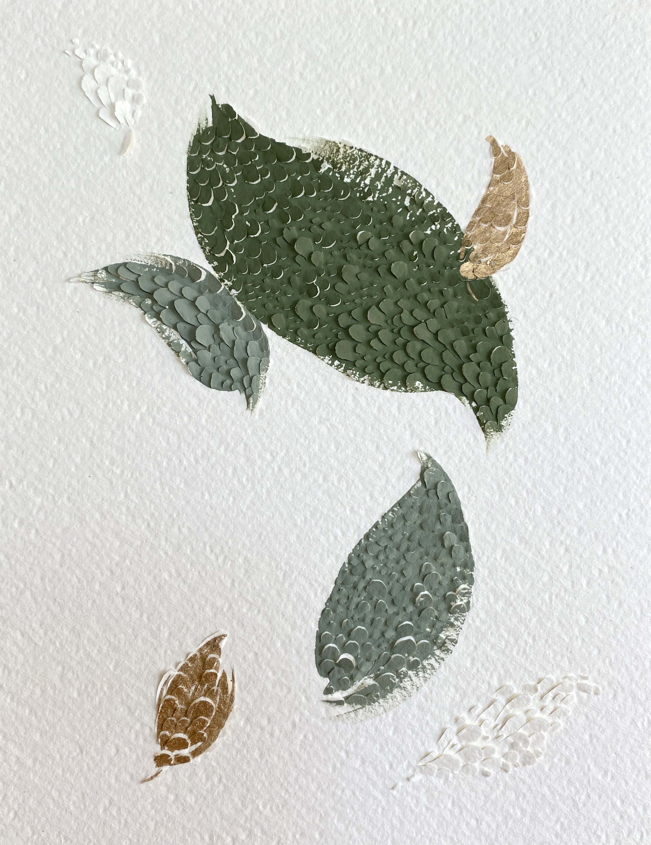 Papier sculpté n°3 // 1000€ TTC (22 x 17 cm hors cadre)