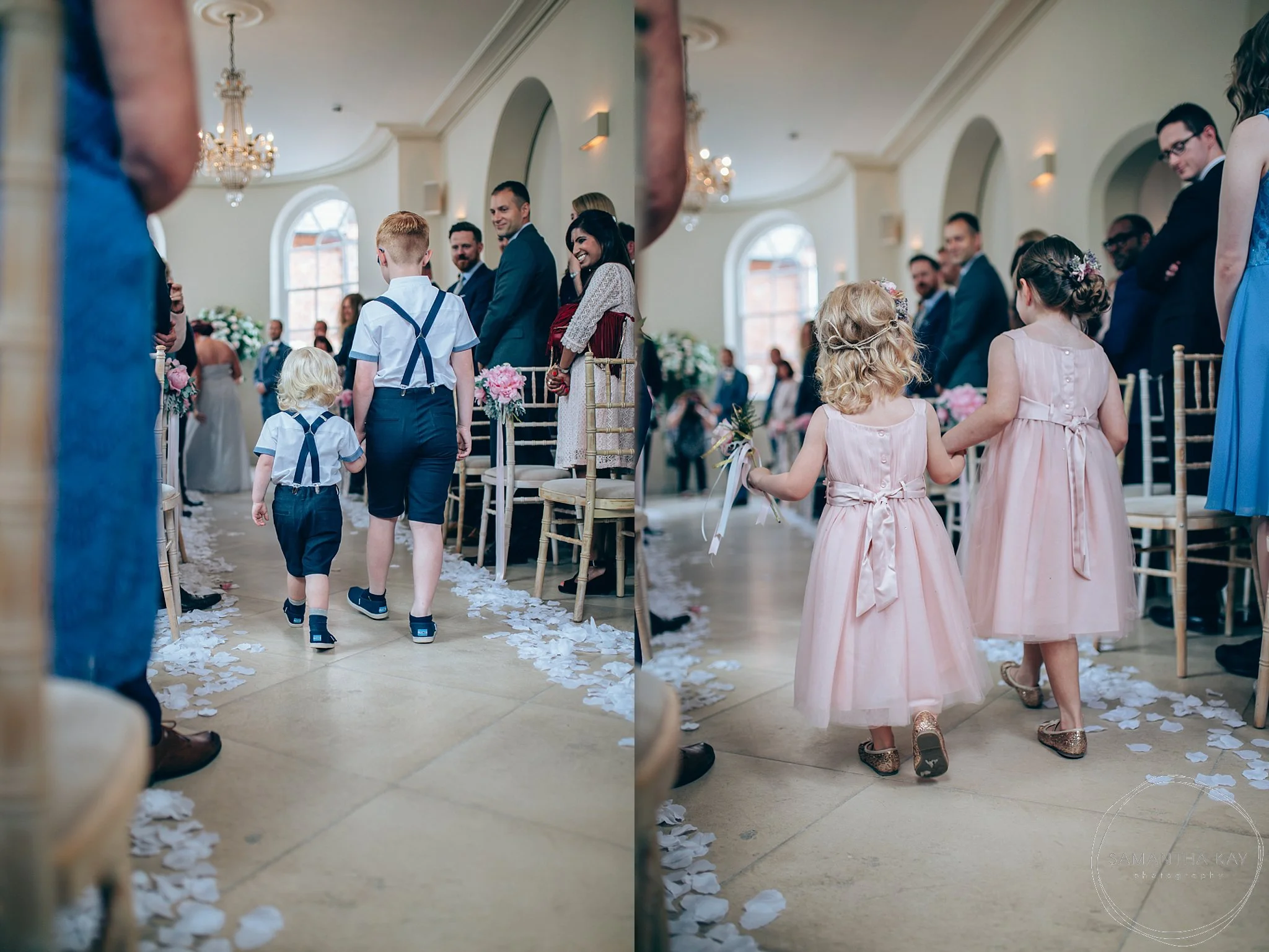 Iscoyd Park wedding ceremony