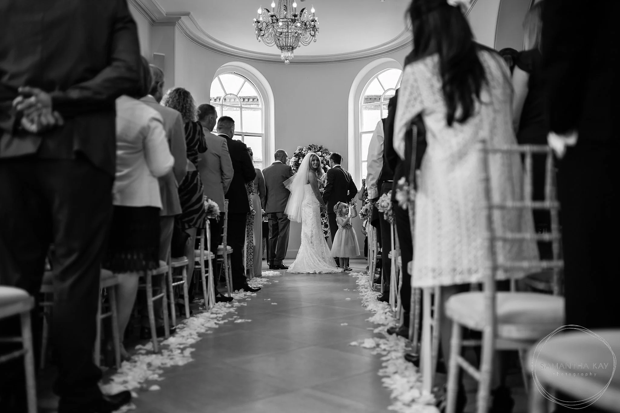 Iscoyd Park wedding ceremony
