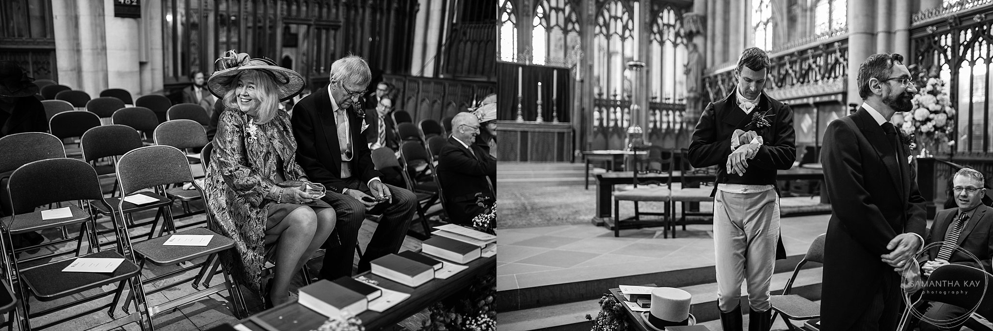 Black and white wedding photography
