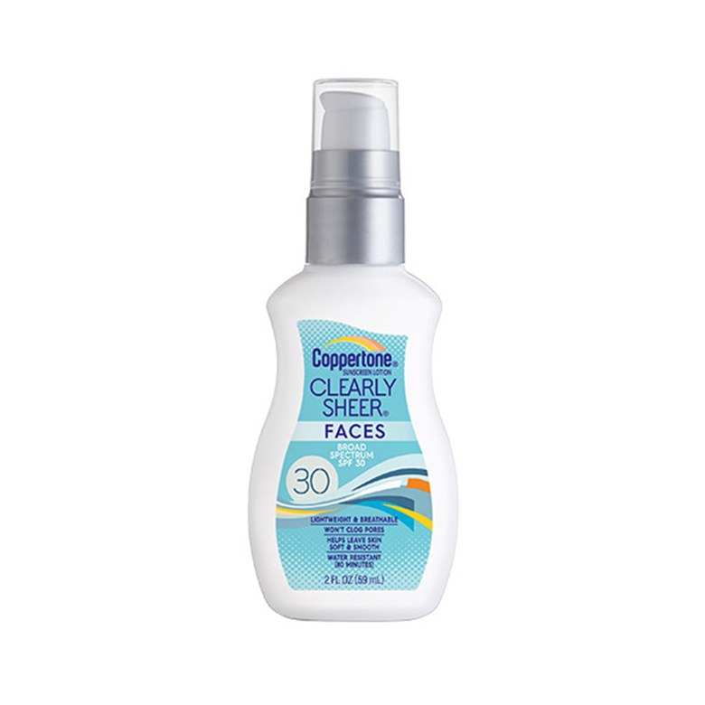 Coppertone ClearlySheer Faces for Sunny Days Broad Spectrum SPF 30