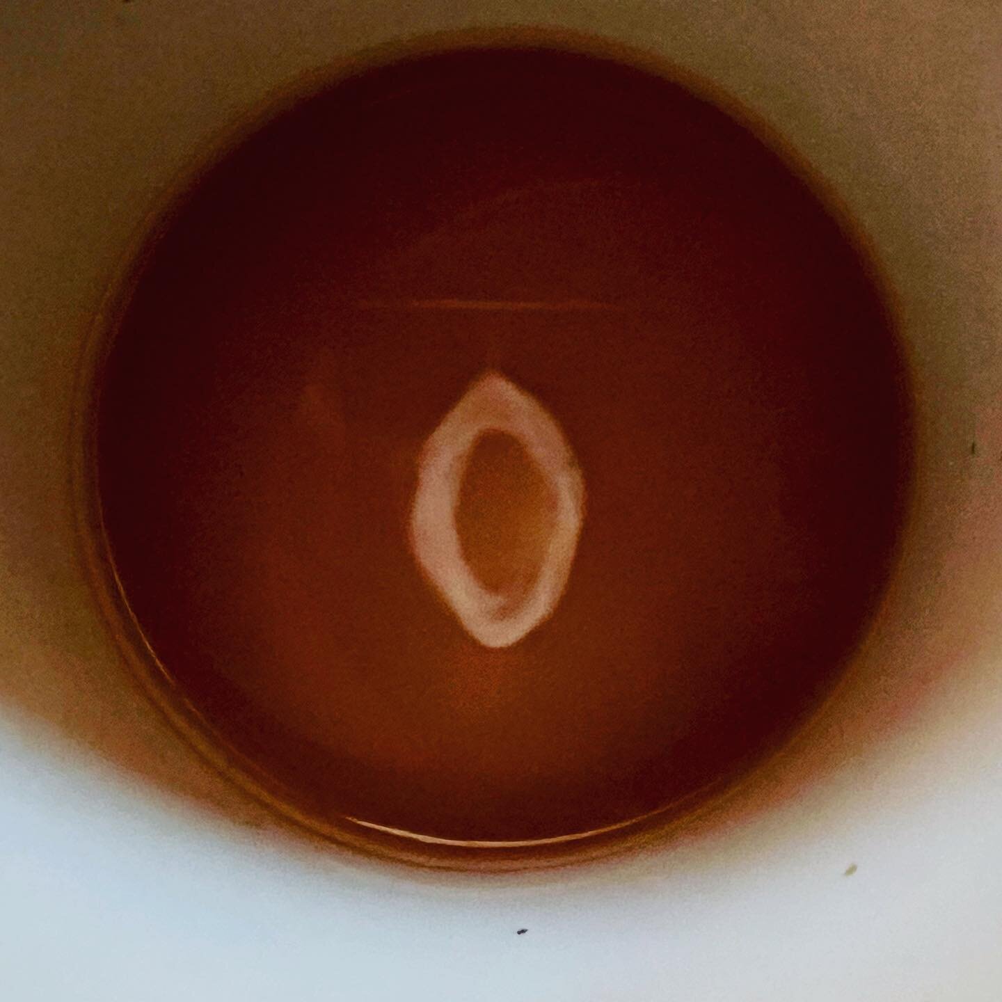 Overnight, a portal has opened in the coffee cup. 

#highartinlowplaces #decaynation #cloudsinmycoffee #coffeelover 
#patternobserver #smallthingscoffee
