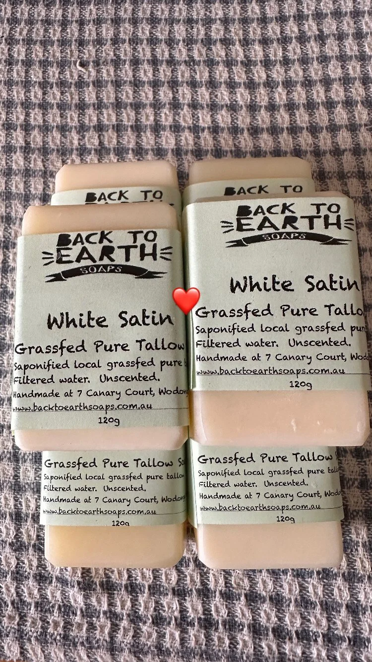 White Satin - Pure Tallow Soap