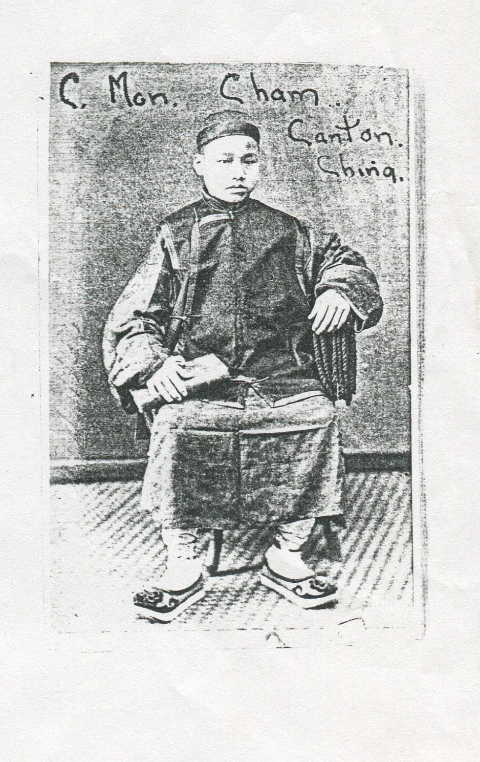 Photograph of Cheong. Courtesy Wilbraham Monson Academy Archives. 