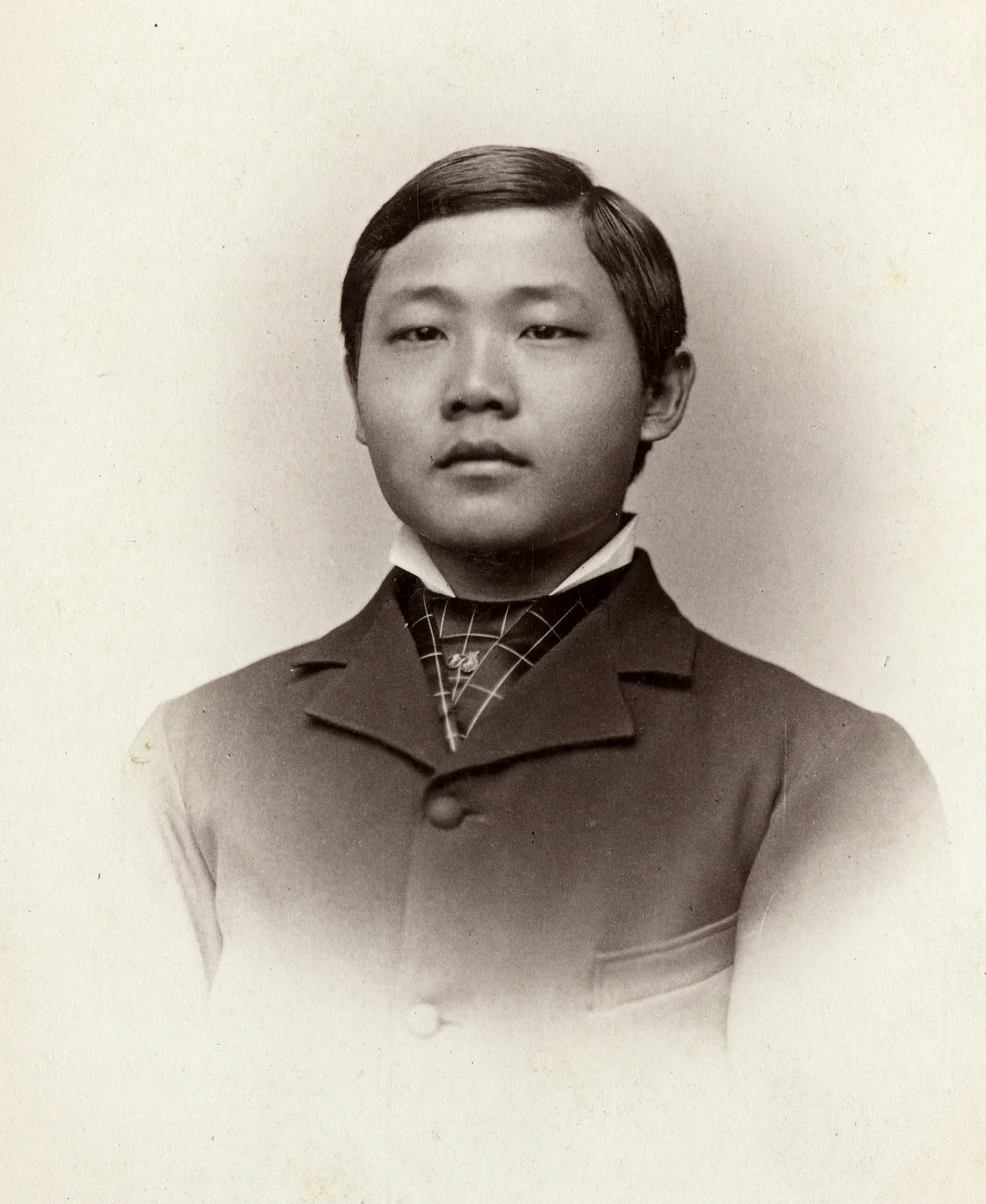 Photograph of YC Kwong, ca. 1878, courtesy of Williston Northampton School Archives.