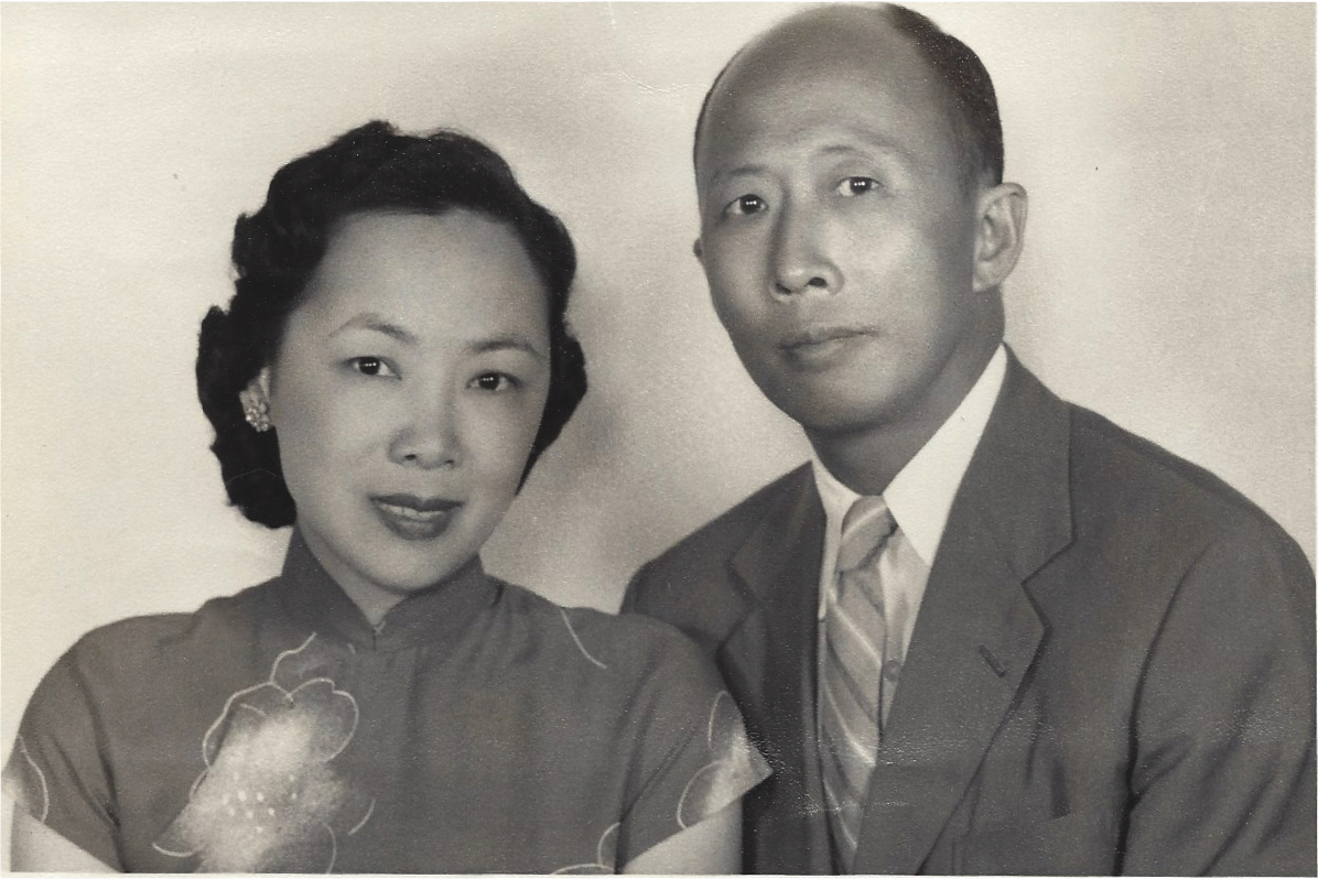 CH Lam and WK Au. Courtesy Shona Lam.