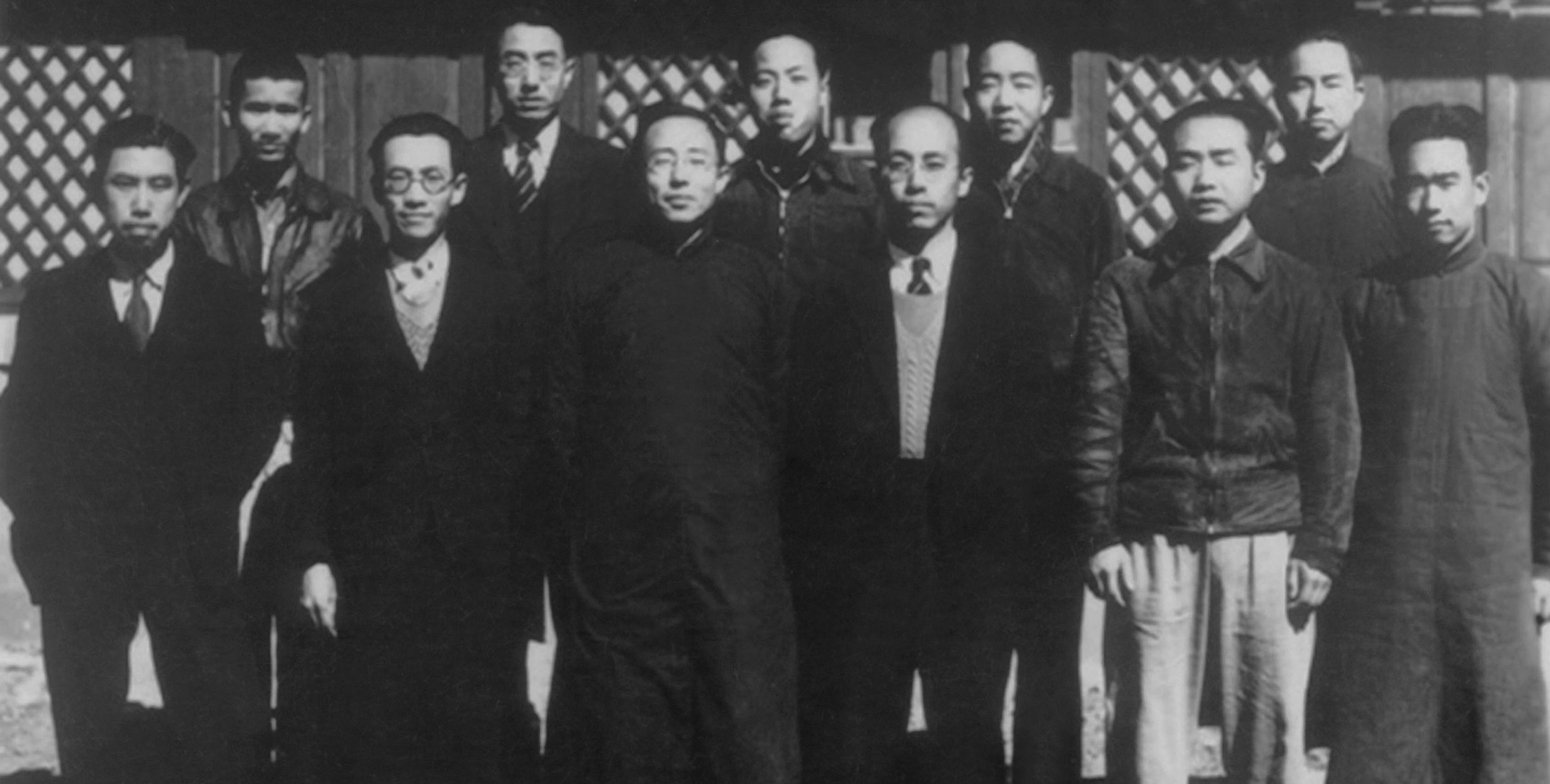 Tsinghua wireless electrical research institute, Kunming. ca. 1938. CK Jen is front row, third from left.