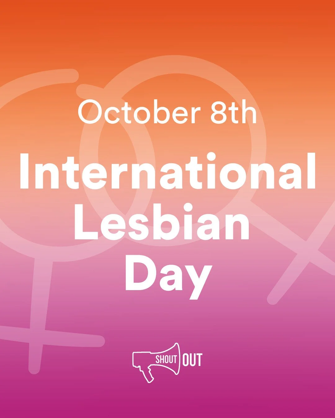 Big lesbian love to everyone today! 🧡🤍💗❤️💜

We&rsquo;re celebrating love, visibility, and the incredible power of the lesbian community.

Happy #InternationalLesbianDay! 🏳️&zwj;🌈✨
Here&rsquo;s to living loud, proud, and loving unapologetically,