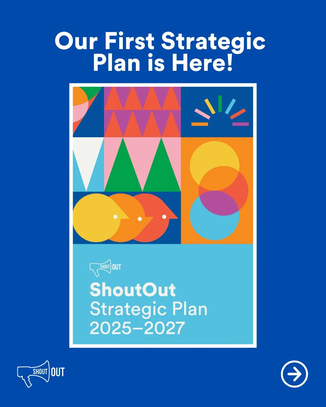 🌈 Big news: ShoutOut has launched our first-ever Strategic Plan! 🎉

Over the next 3 years we&rsquo;ll grow our work in schools, workplaces &amp; communities, and keep building an Ireland where every #LGBTQI+ person can fully and proudly be themselv