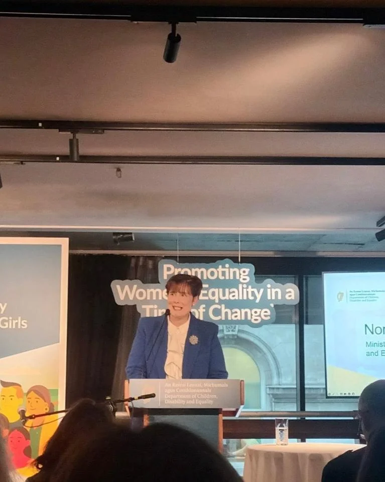 This week we attended the launch of the National Strategy for Women and Girls 2025&ndash;2030 in Dublin. 🌈✨

This new strategy outlines the government&rsquo;s plan to advance gender equality over the next five years, led by the @deptcde. Its vision 
