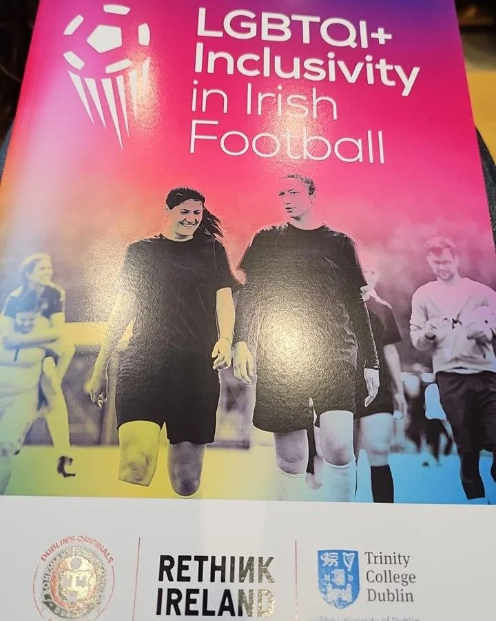 We were delighted to be at the launch of the first national study on LGBTQI+ inclusivity in football, led by @bfcdublin, @rethinkireland and @trinitycollegedublin 

This research shines an important light on the experiences of LGBTQI+ people across I