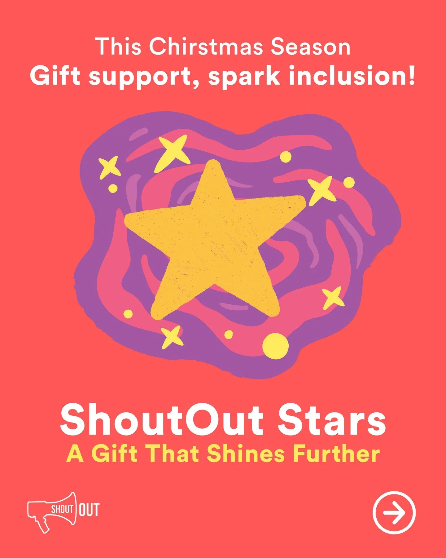 ⭐ Looking for a meaningful gift this season? Give a ShoutOut Star!  

🌈 Your support helps bring LGBTQI+ inclusive education to schools across Ireland. 🇮🇪

  #ShoutOutStars, a gift that shines further.  

Link in bio! 👆🏼