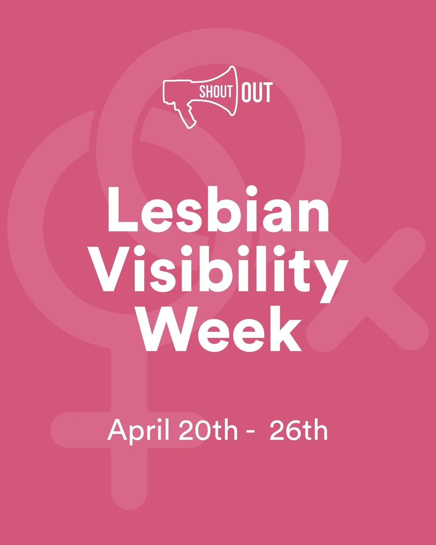 This week we&rsquo;re marking #LesbianVisibilityWeek, a chance to spotlight a vital part of our community.

Let's listen, learn, and celebrate the lesbians who have paved the way, those shaping our communities today, and those opening doors for the f