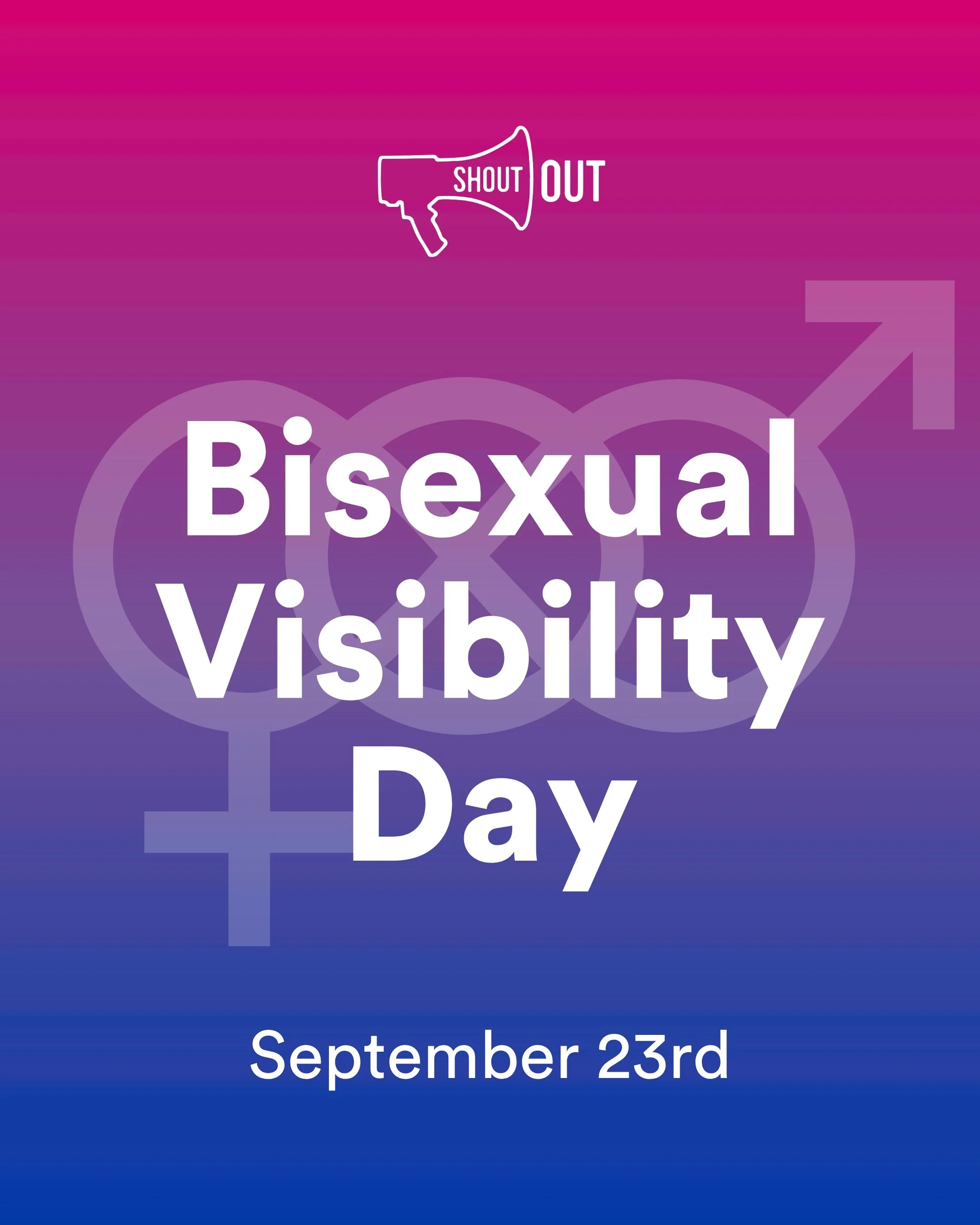 #BisexualVisibilityDay is a chance to challenge stereotypes, celebrate bi+ people, and recognise the diversity of bisexual experiences.

Everyone deserves to feel seen, respected and included. 🩷💜💙