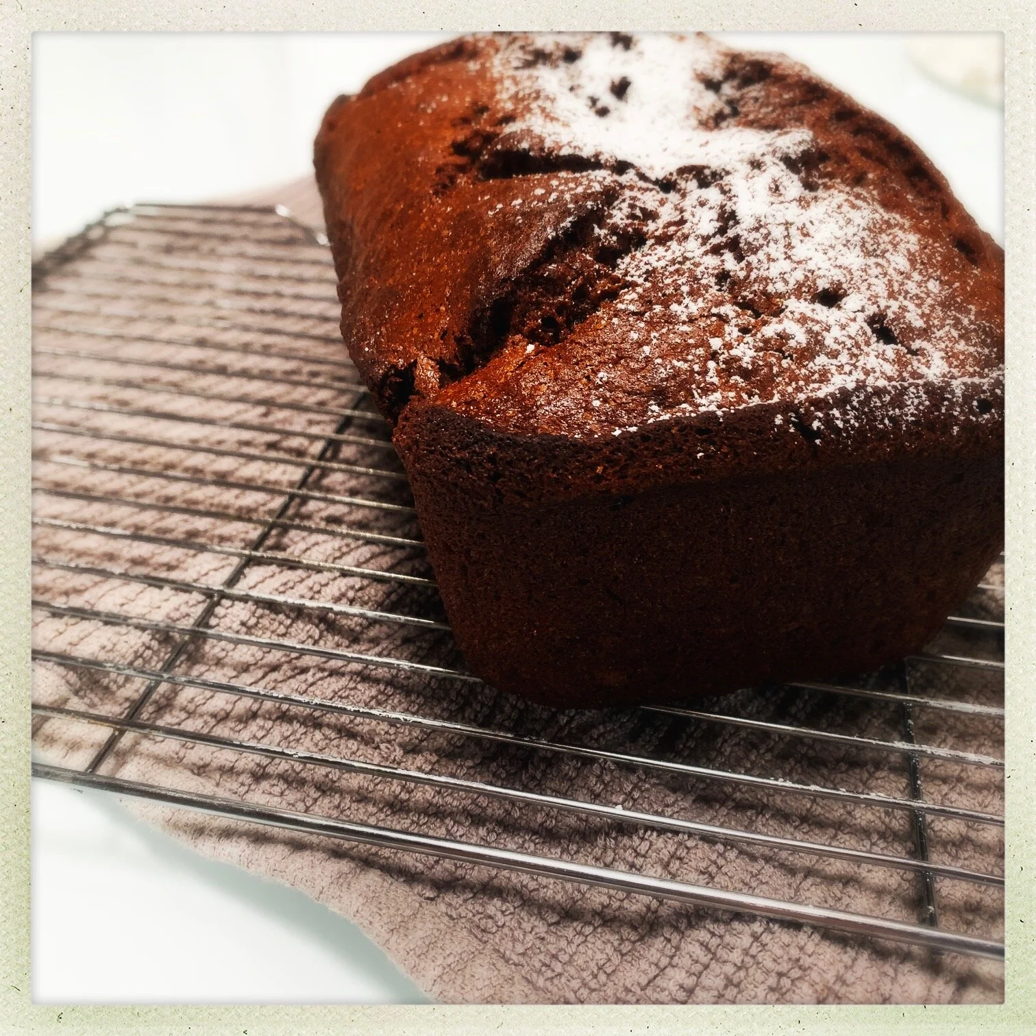 Rhubarb Lemon Magic Custard Cake White Wop