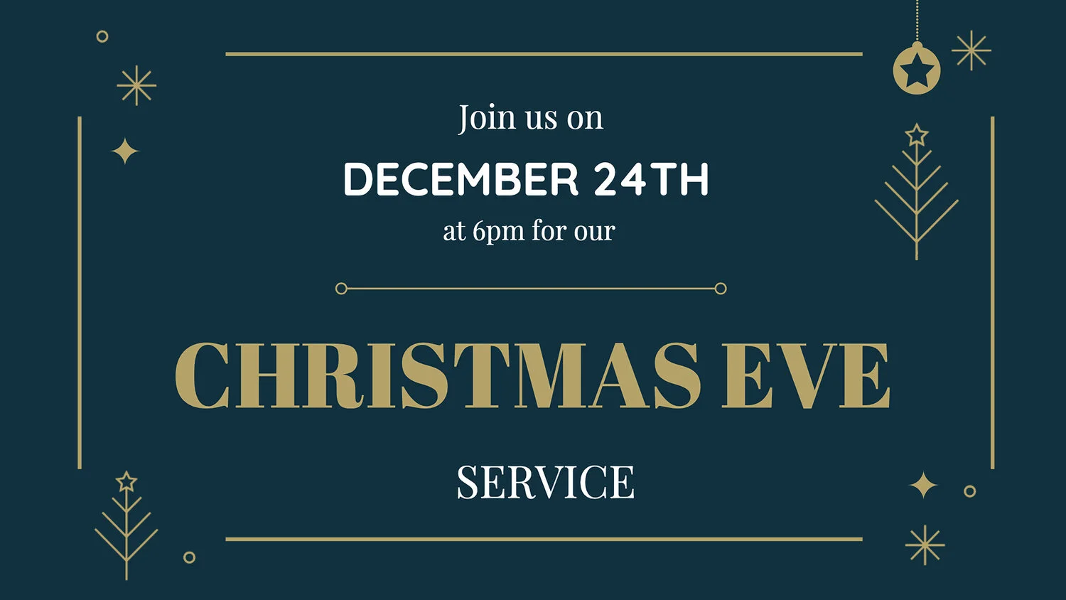 Christmas Eve Candlelight Service