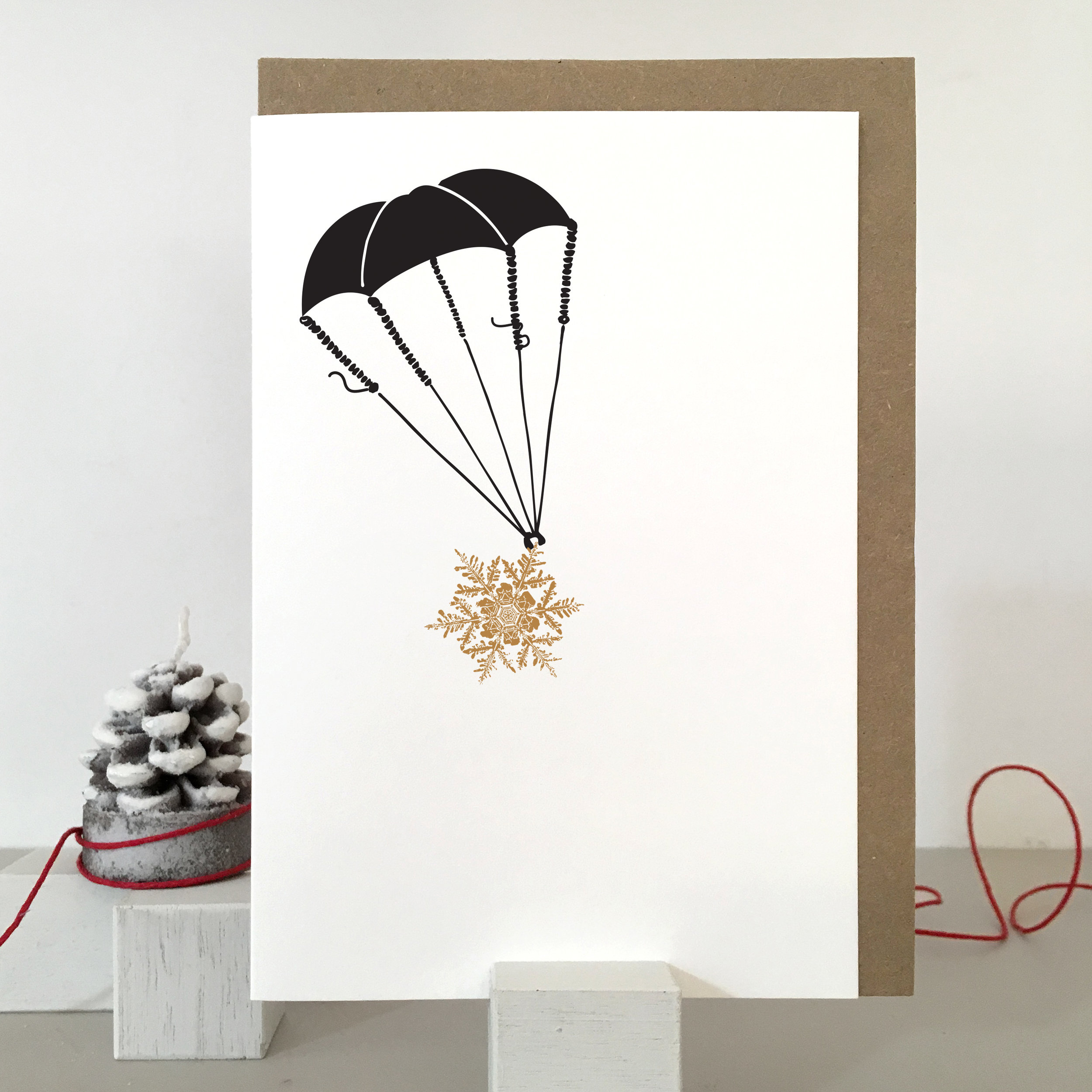 Parachute Christmas Card: SF01_parachute