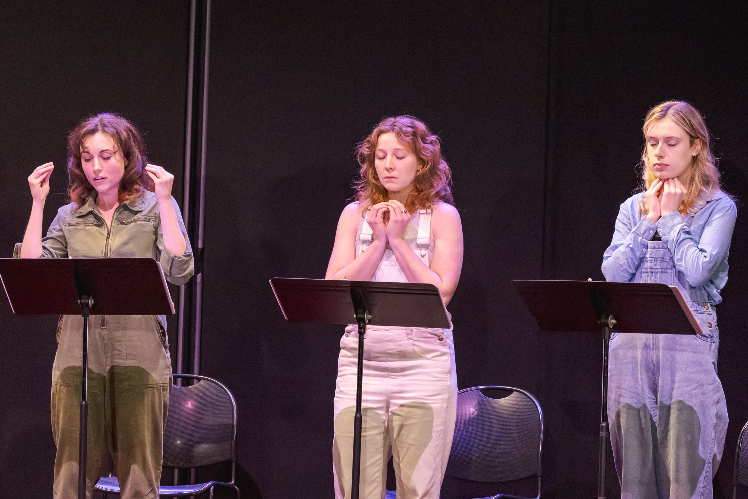   Marina Shay, Kayli Carter, &amp; Meghan McLeod in the 2023 DGF Presentation (Photo by Rebecca J Michaelson)  