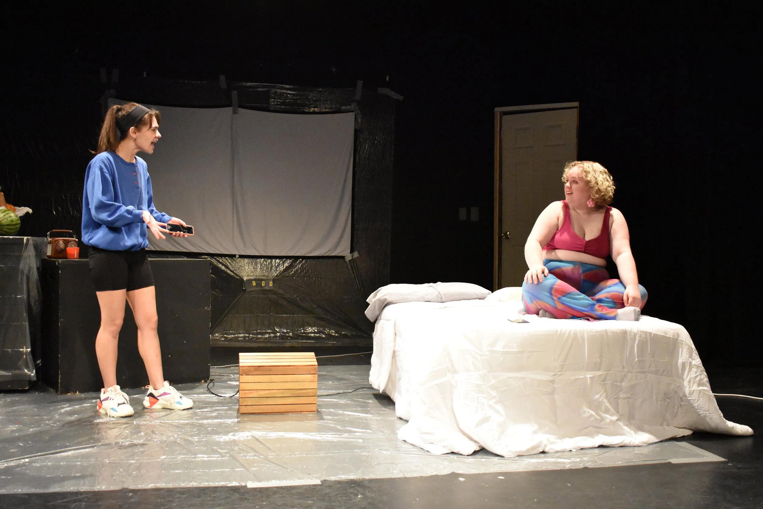   Atlas Kessinger &amp; Emma Massey in the 2023 Student Production at Wright State University (Photo by Ashley Ortel &amp; John Cuozzo)  