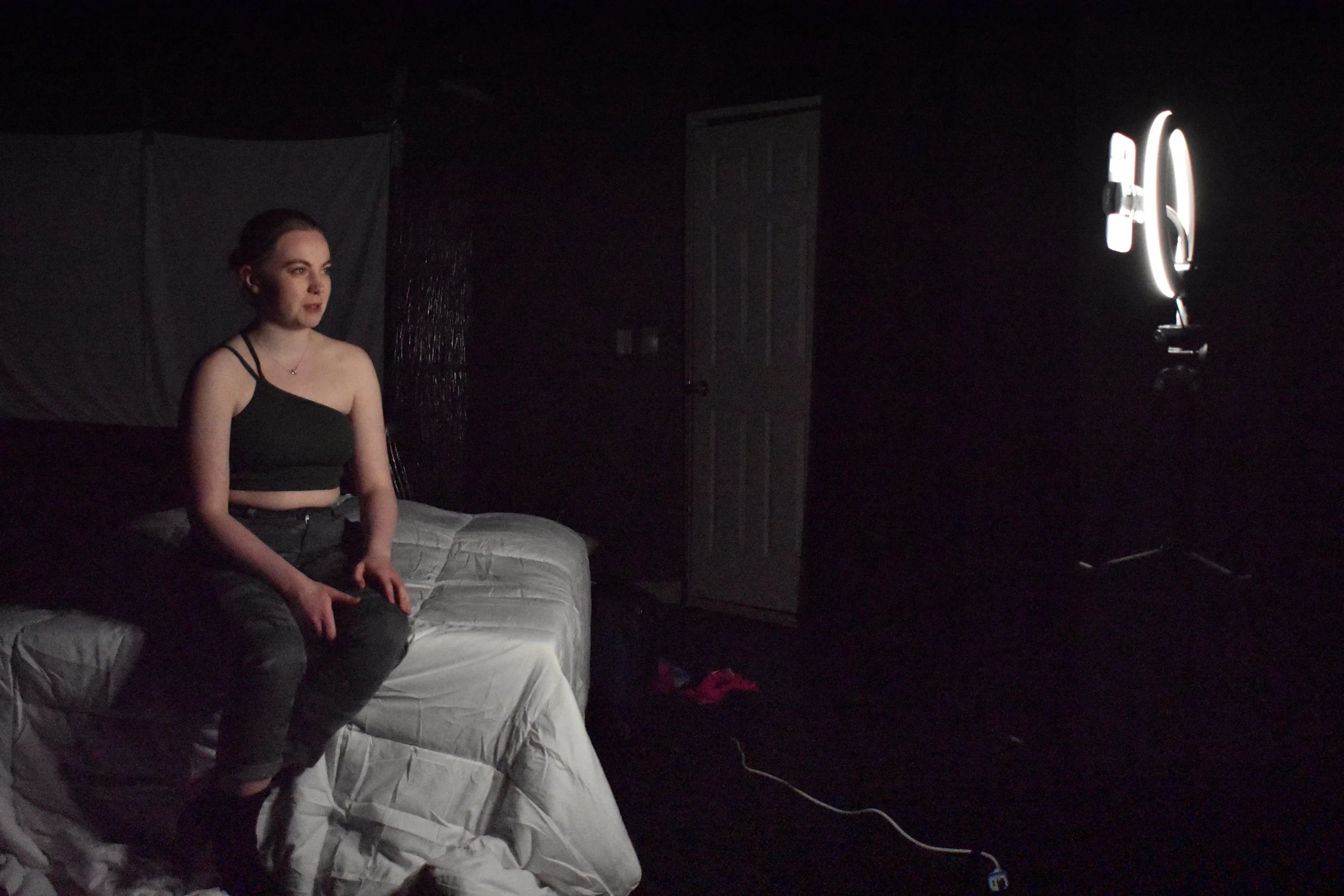   Cate Lightbody in the 2023 Student Production at Wright State University (Photo by Ashley Ortel &amp; John Cuozzo)  