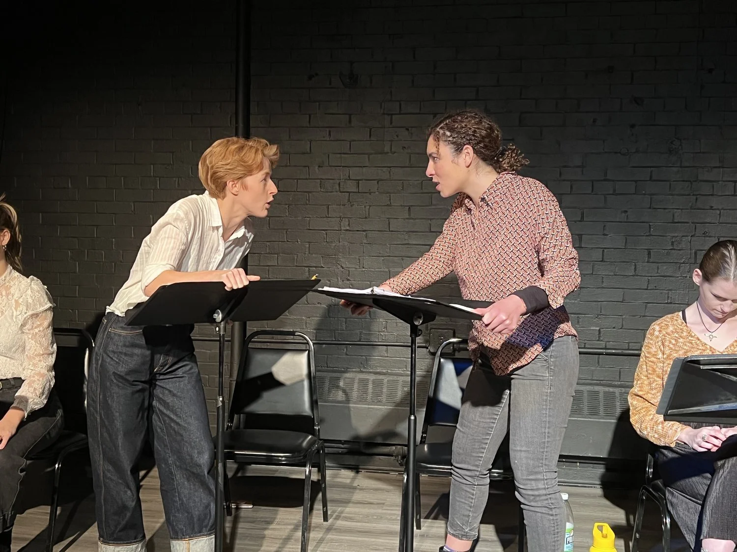 Hawley Gould & Kayla Zanakis in the 2022 Equity Reading (Photo by Steph Miller)
